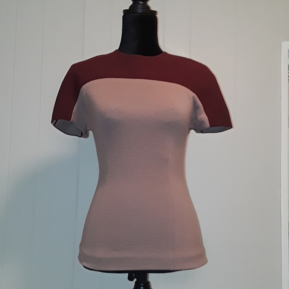 Pink & Burgundy Color Block - Picture 2 of 4